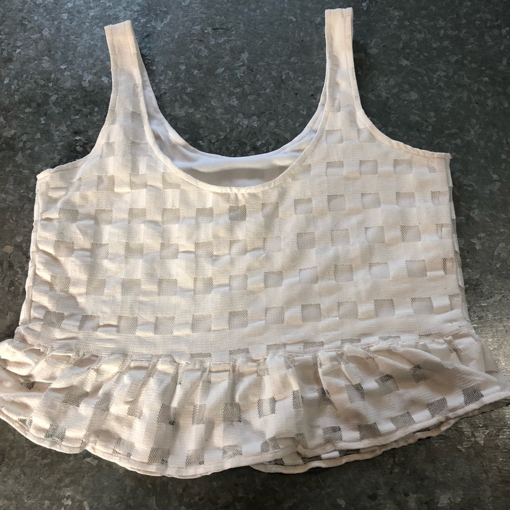 Ruffled Crop Top by KIND OF! SZ SM